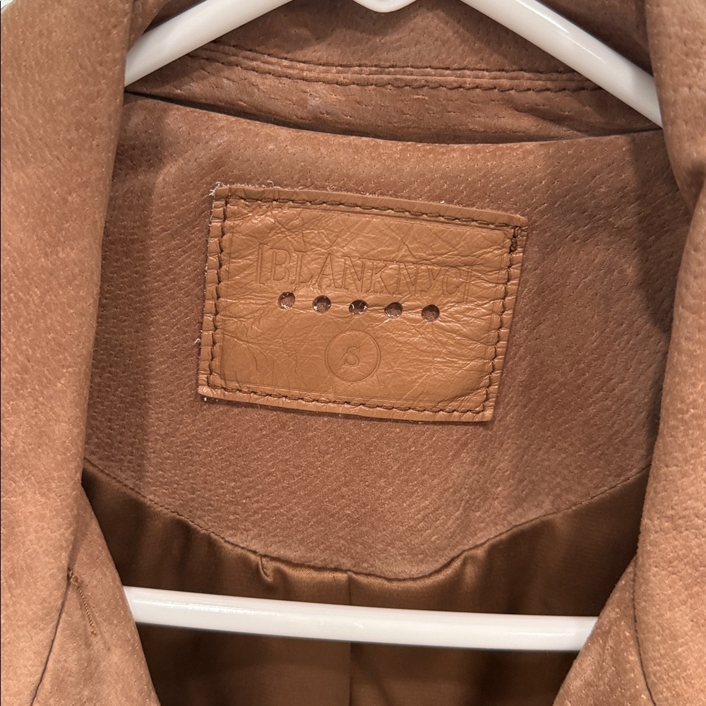 Blank NYC Tan Suede Jacket - Picture 2 of 3